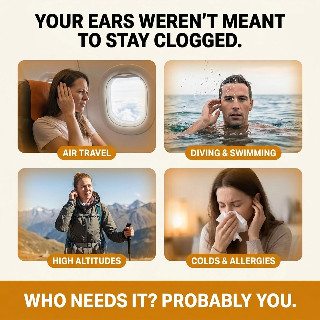 Puriear Pop™ Ear Pressure Reliever
