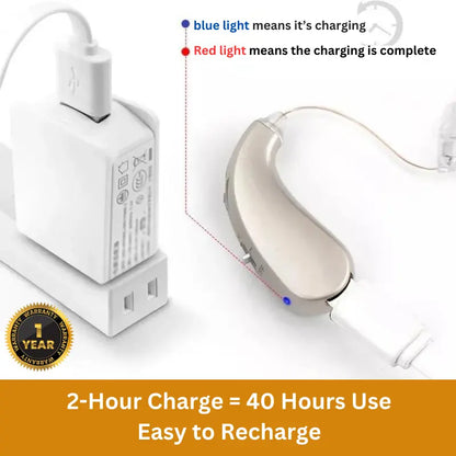 Advanced Rechargeable Hearing Aid